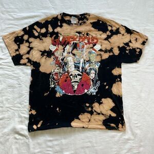 “Gutterball” custom bleach dyed shirt, size XL